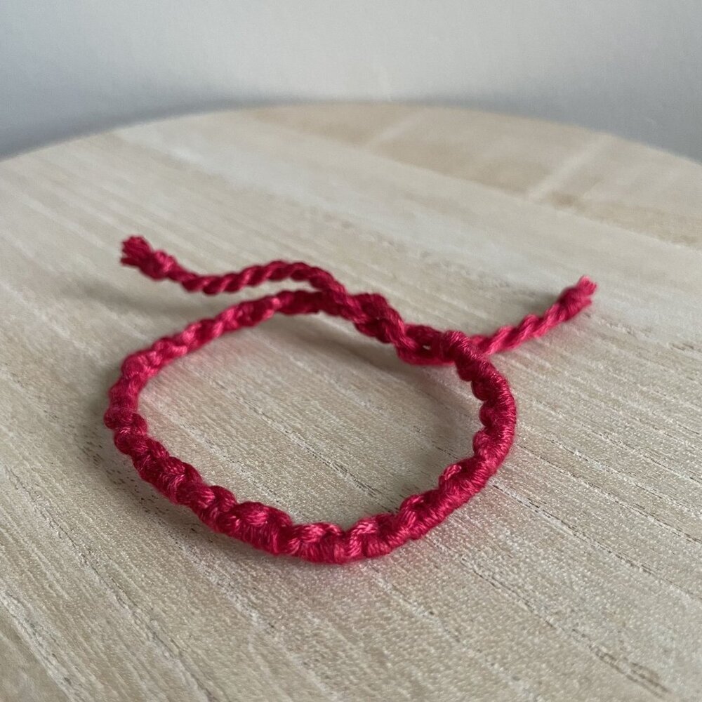 Mona Bracelet, anklet, trendy, comfortable, tie, embroidery thread, woven, gift,